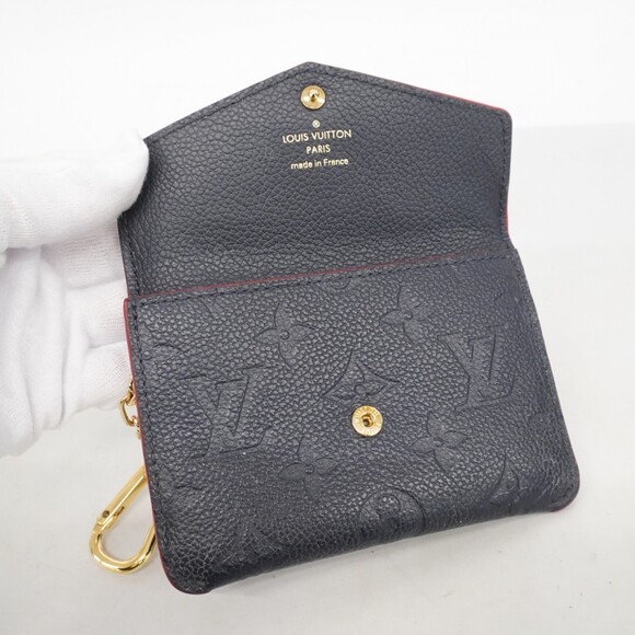 Louis Vuitton Monogram Empreinte Pochette Cle M62017 Marine Rouge Wallet/Coin... - Picture 12 of 13